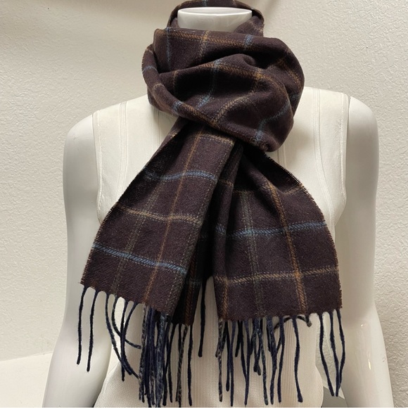 FLORENCE 🇮🇹 made in Italy, soft glove leather shoulder bag w/cashmere scarf - Picture 15 of 16